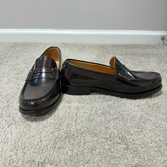 SOLD‼️ ALOHAS Women's Dark Brown Leather Loafers - Picture 4 of 4